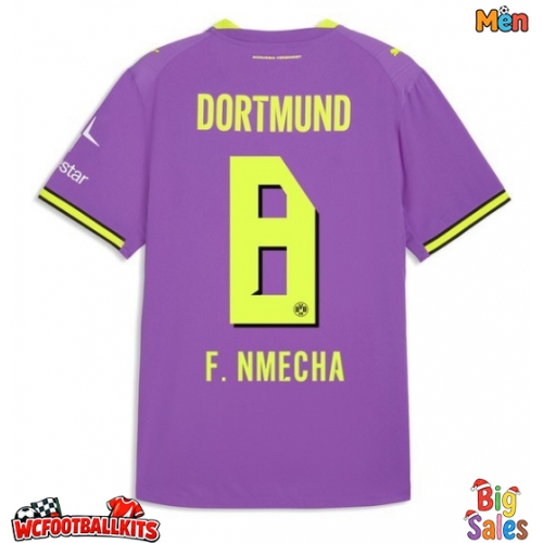 Borussia Dortmund Felix Nmecha #8 Replica Third Stadium Shirt 2026-27 Short Sleeve